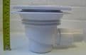 McAlpine White Tile Floor Shower Gully Trap TSG1T6WH - 74000691