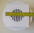 McAlpine White Tile Floor Shower Gully Trap TSG1T6WH - 74000691