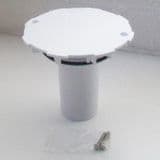 McAlpine White Top Cover and Tube for 75mm Gully Traps - 40005009