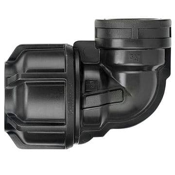 MDPE Alkathene Angled 25mm to 3/4 inch BSP Female - 20502555