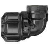 MDPE Alkathene Angled 25mm to 3/4 inch BSP Female - 20502555
