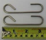 Medium Length Toilet Syphon S Hook / C Link - Pack of 2 - 08000560
