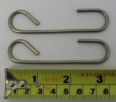 Medium Length Toilet Syphon S Hook / C Link - Pack of 2