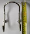 Metlex Mercury Chrome Double Bathroom Robe Hook - 01097019