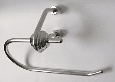 Metlex Mercury Chrome Stainless Steel Toilet Roll Holder - 01016128