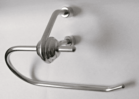 Metlex Mercury Chrome Stainless Steel Toilet Roll Holder - 01016128