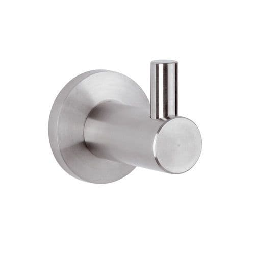 Minimal Inox Stainless Steel Robe Hook - 01000051 - Plumbers Mate Ltd
