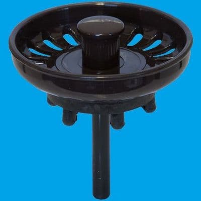 Mocca - Dark Brown Basket Strainer Waste Plug - 39000025