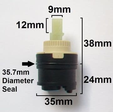 Monobloc 35mm Short Tap Cartridge Middle Seal - 62003068