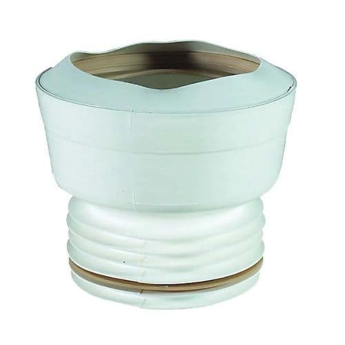 Multikwik Straight WC Toilet Pan Connector MKS2
