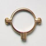 Munson Ring 76mm Single Brass Pipe Clip - 07000720