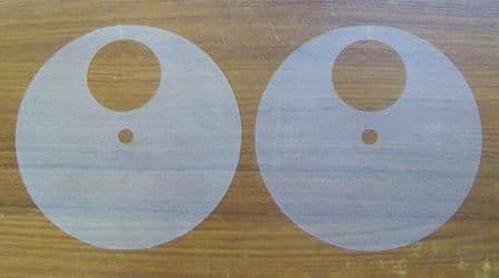 Old Well Bottom Cistern Syphon Diaphragm Washers - PAIR