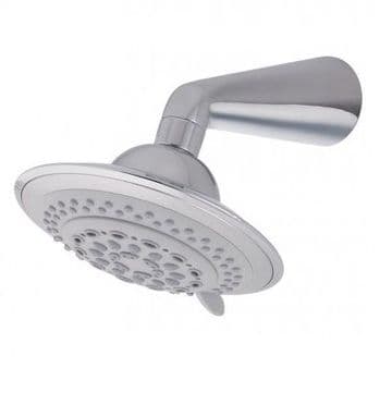 Overhead Fixed Chrome 6 Spray Shower Head and Arm - 50302820