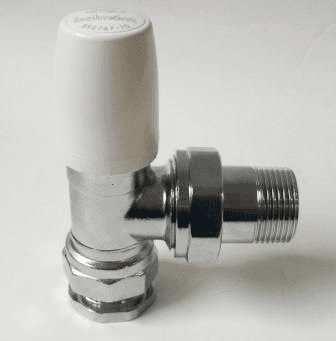 Pegler Belmont Angled Lockshield 3/4 Radiator Valve - 07001431