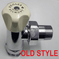 Pegler Belmont Angled Wheel Head 3/4 Radiator Valve - 07001430