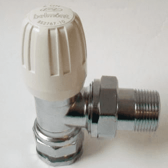Pegler Belmont Angled Wheel Head 3/4 Radiator Valve - 07001430