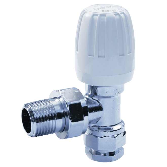 Pegler Belmont Angled Wheel Head Radiator Valve 15mm / 1/2 inch - 07001420