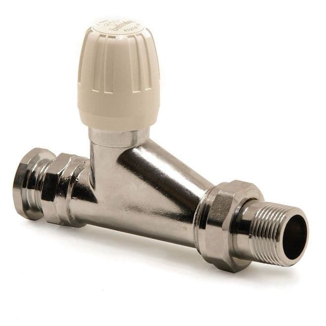 Pegler Belmont Straight Wheel Head Radiator Valve 22mm / 3/4in - 07001450