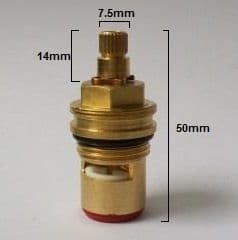 Pegler Iconic Ceramic Tap Valve Cartridge Hot HKH22 - 62003017