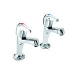 Pegler Leger High Neck Kitchen Sink Pillar Taps - 58005086