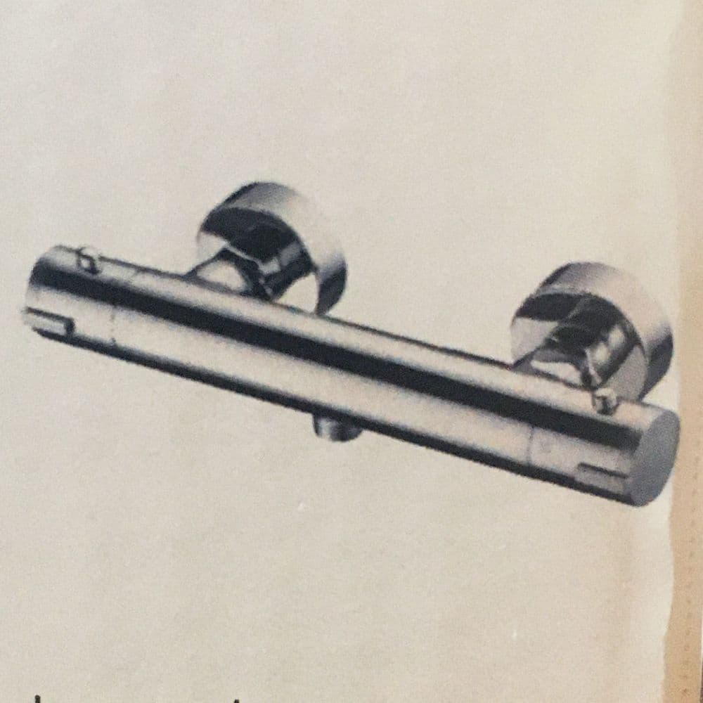 Pegler Lujo Chrome Thermostatic Bar Shower Mixer 580050UW Plumbers