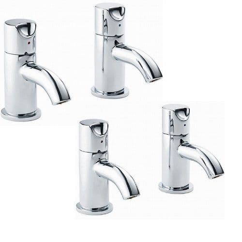 Pegler Slique Quarter Turn  Basin and Bath Pillar Taps
