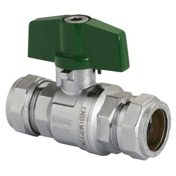 Pegler Small Lever Compression Isolation Valve 22mm - 07000845