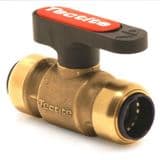 Pegler Tectite Push Fit Full Bore Lever Isolation Valve 15mm - 27911501