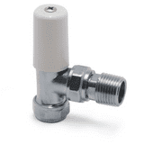 Pegler Terrier Angled Radiator Lockshield Valve 15mm - 07002120