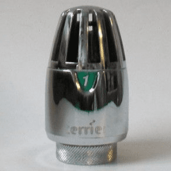 Pegler Terrier TRV Thermostatic Radiator Valve Chrome Head Only - 07000731