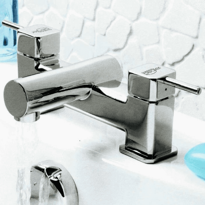 Pegler Traun 2 Tap Hole Bath Filler Tap - 584S5004