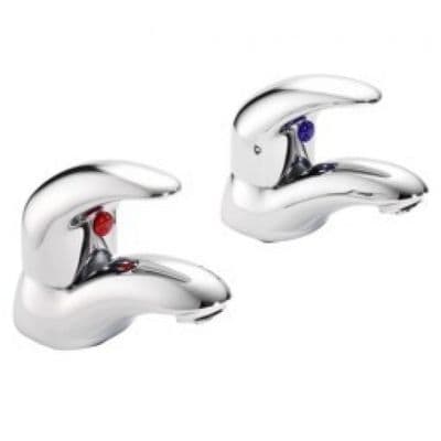 Pelger Signia Designer Chrome Lever Bath Taps - 58SIG005