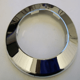 Pipe Collars White & Chrome