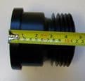 Plastic Soil Pipe 110mm to Cast Iron or Clay Black Connector