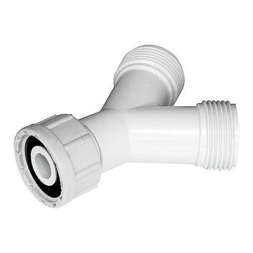 Plastic Washing Machine Hose Splitter Y Piece