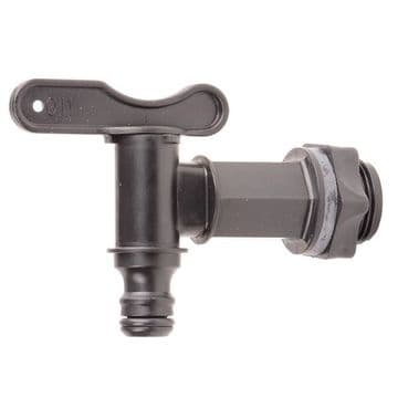 Plastic Water Butt Tap with Lever - 54015340