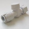 Polyfit Concealed Cistern Push Fit Service Valve 1/2 x 15mm - 08001112