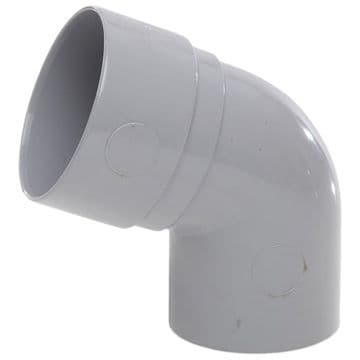 Polypipe 50mm Mini Downpipe Offset Bend - Grey - 46NRM327