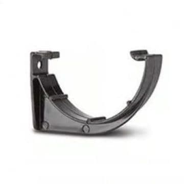 Polypipe 75mm Mini Gutter Fascia Bracket - Black - 43NRM309