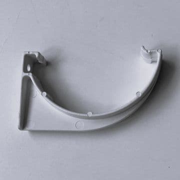 Polypipe 75mm Mini Gutter Fascia Bracket - White - 47NRM309