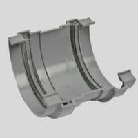 Polypipe 75mm Mini Gutter Fittings - Grey