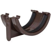 Polypipe Half Round Gutter Fittings - Brown