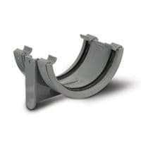 Polypipe Half Round Gutter Fittings - Grey