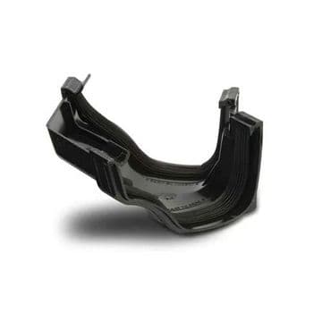 Polypipe Ogee Gutter 120deg External Bend - Black - 43RG1006