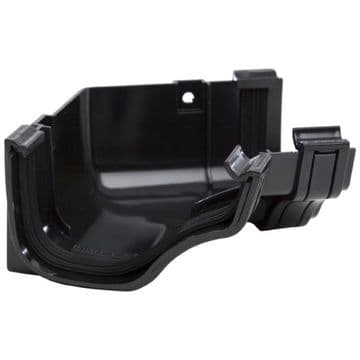 Polypipe Ogee Gutter 120deg Internal Bend - Black - 43RG1016