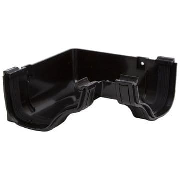 Polypipe Ogee Gutter 90deg Internal Bend - Black - 43SROG13