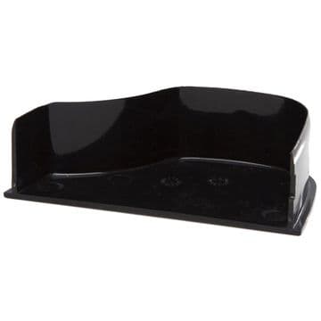 Polypipe Ogee Gutter Internal Stop End Right - Black - 43SROG18