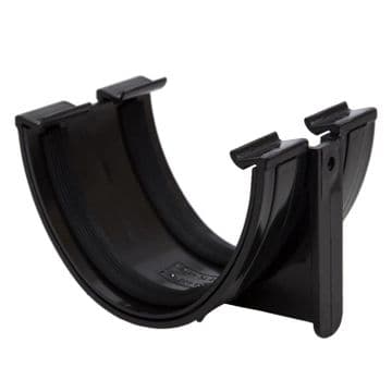 Polypipe Polyflow / Deep Flow Gutter Union - Black - 43PRD502