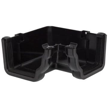 Polypipe Sovereign Internal 90 Degree Angle - Black - 43RH1713