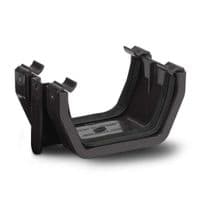 Polypipe Square Gutter Fittings - Black